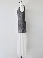 sparkle contrast dress