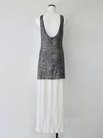 sparkle contrast dress