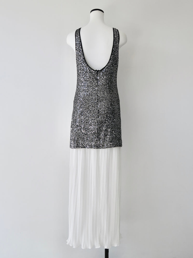 sparkle contrast dress
