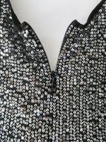 sparkle contrast dress