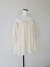 off shoulder chiffon blouse