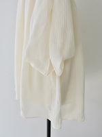 off shoulder chiffon blouse