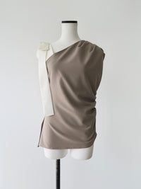 ribbon one shoulder setup