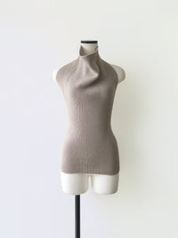 Halter Neck Knit Top