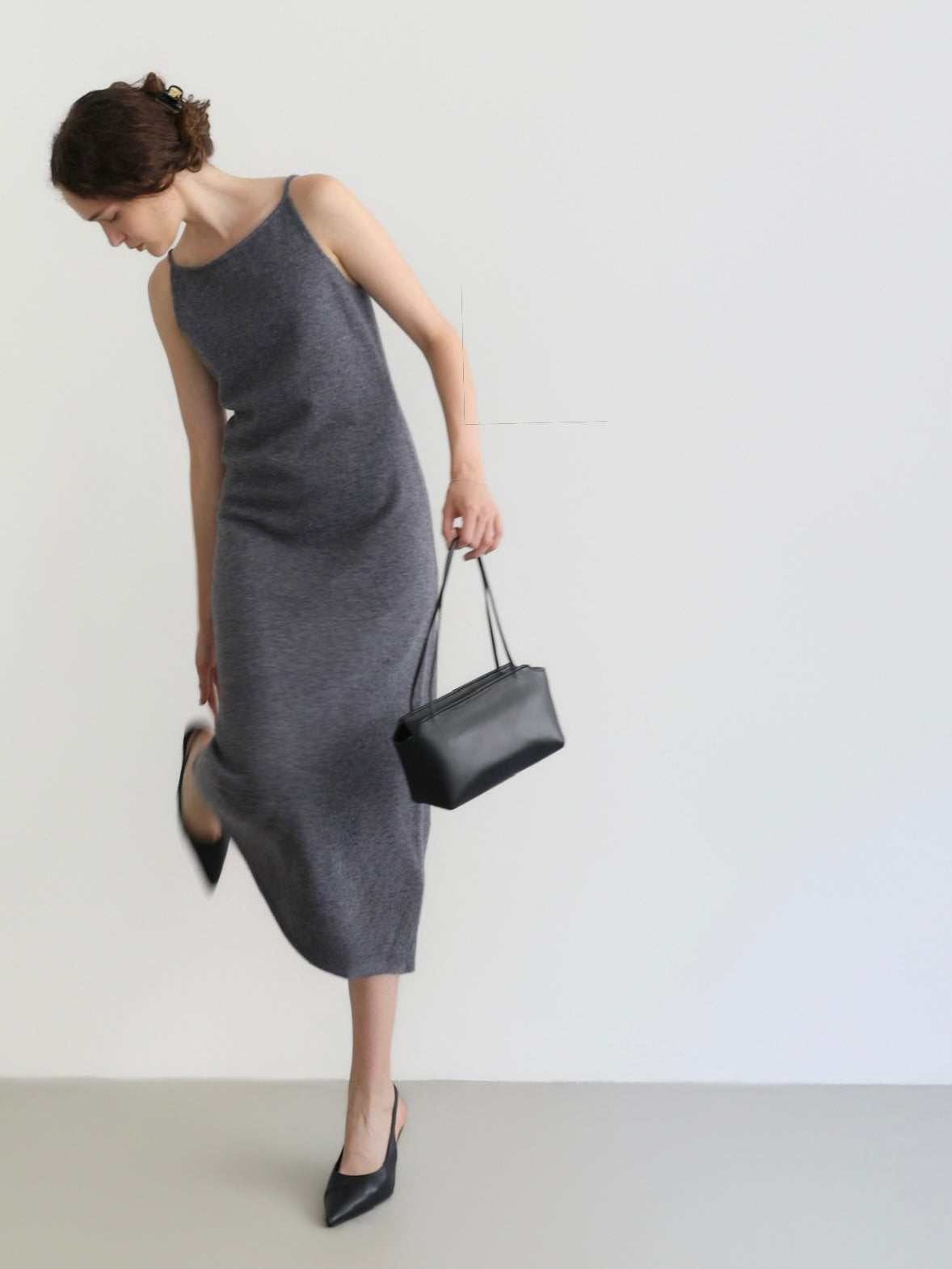 leather thin strap bag