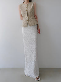 tailored diamond vest