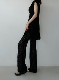bloom lace straight pants