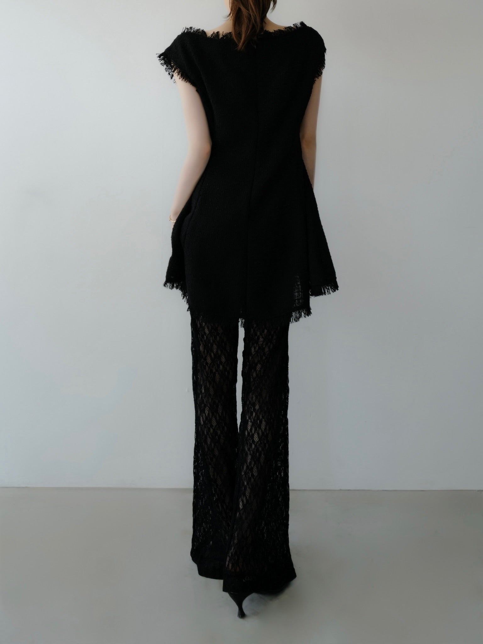 bloom lace straight pants