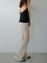 bloom lace straight pants