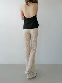 bloom lace straight pants