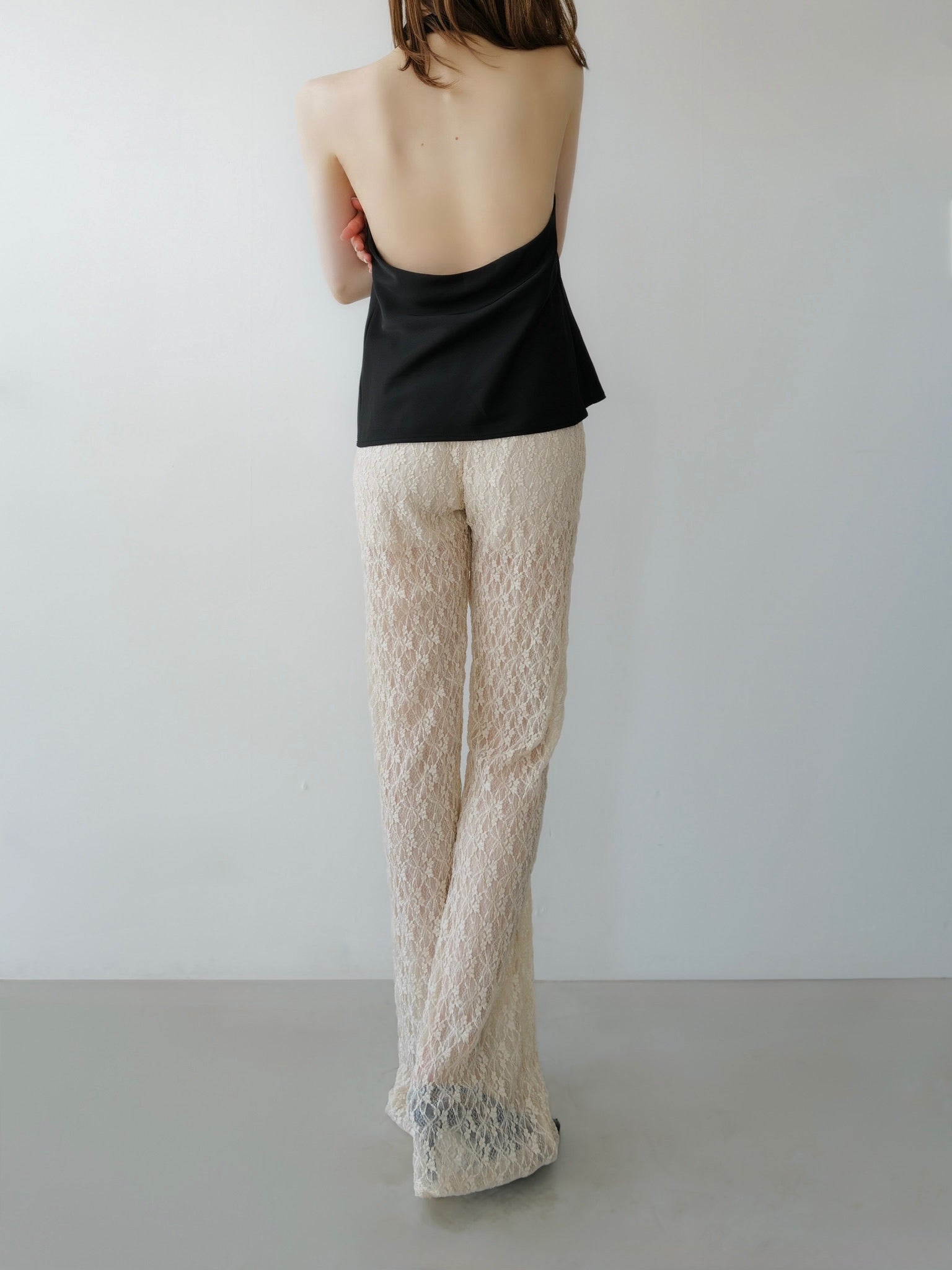 bloom lace straight pants