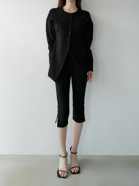 flare line button jacket