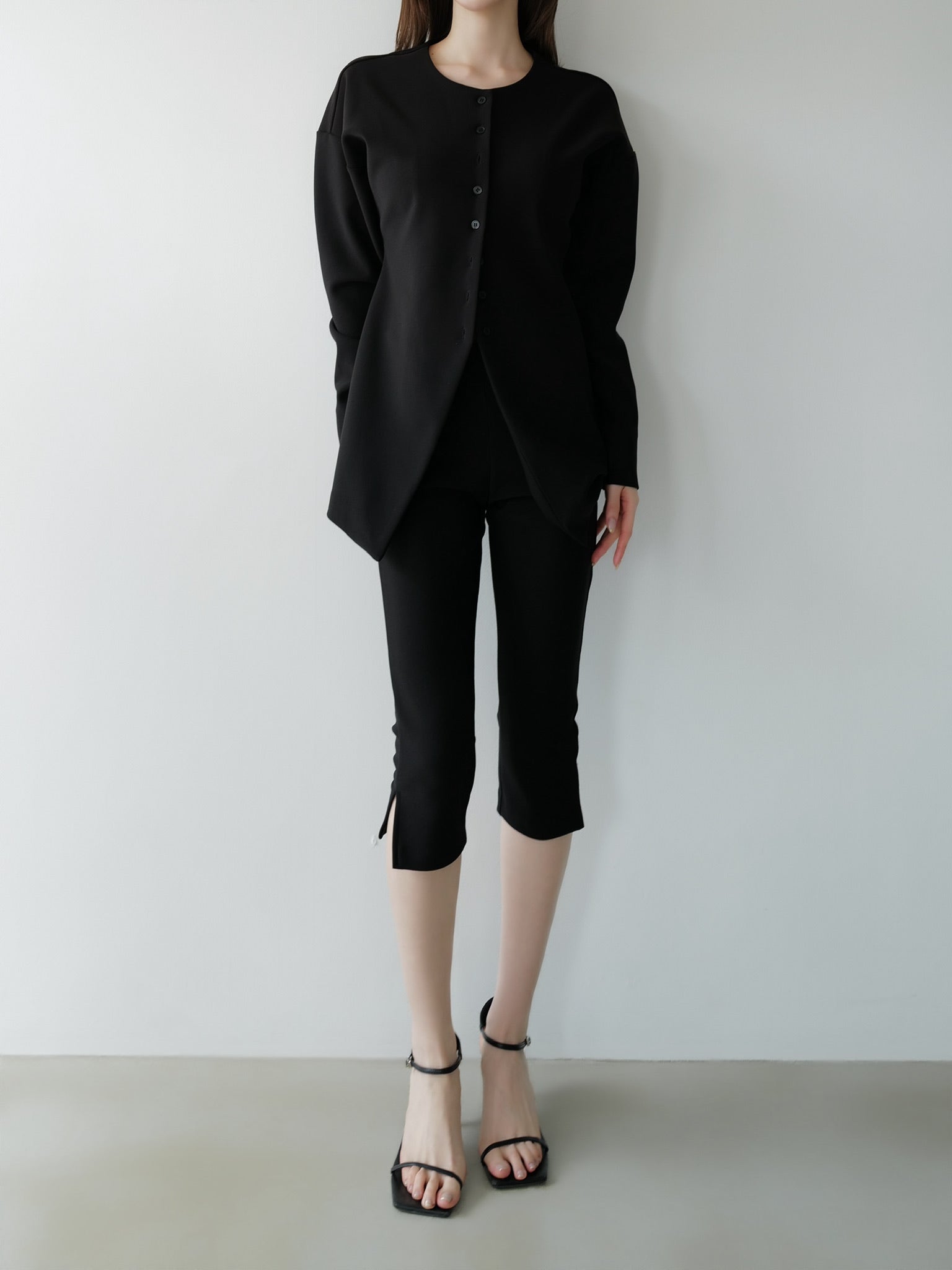 flare line button jacket
