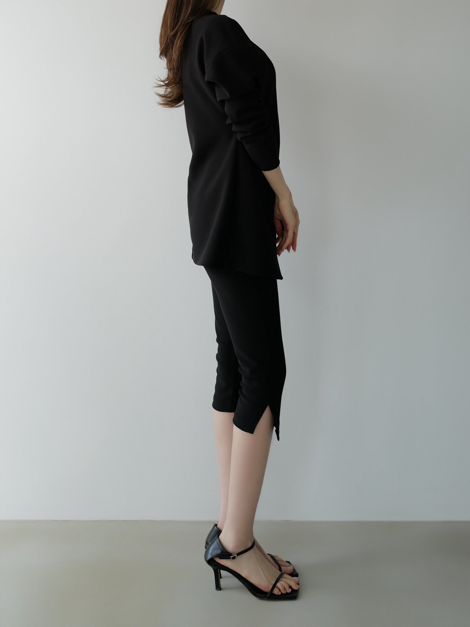 flare line button jacket