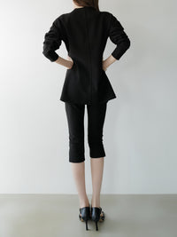 flare line button jacket