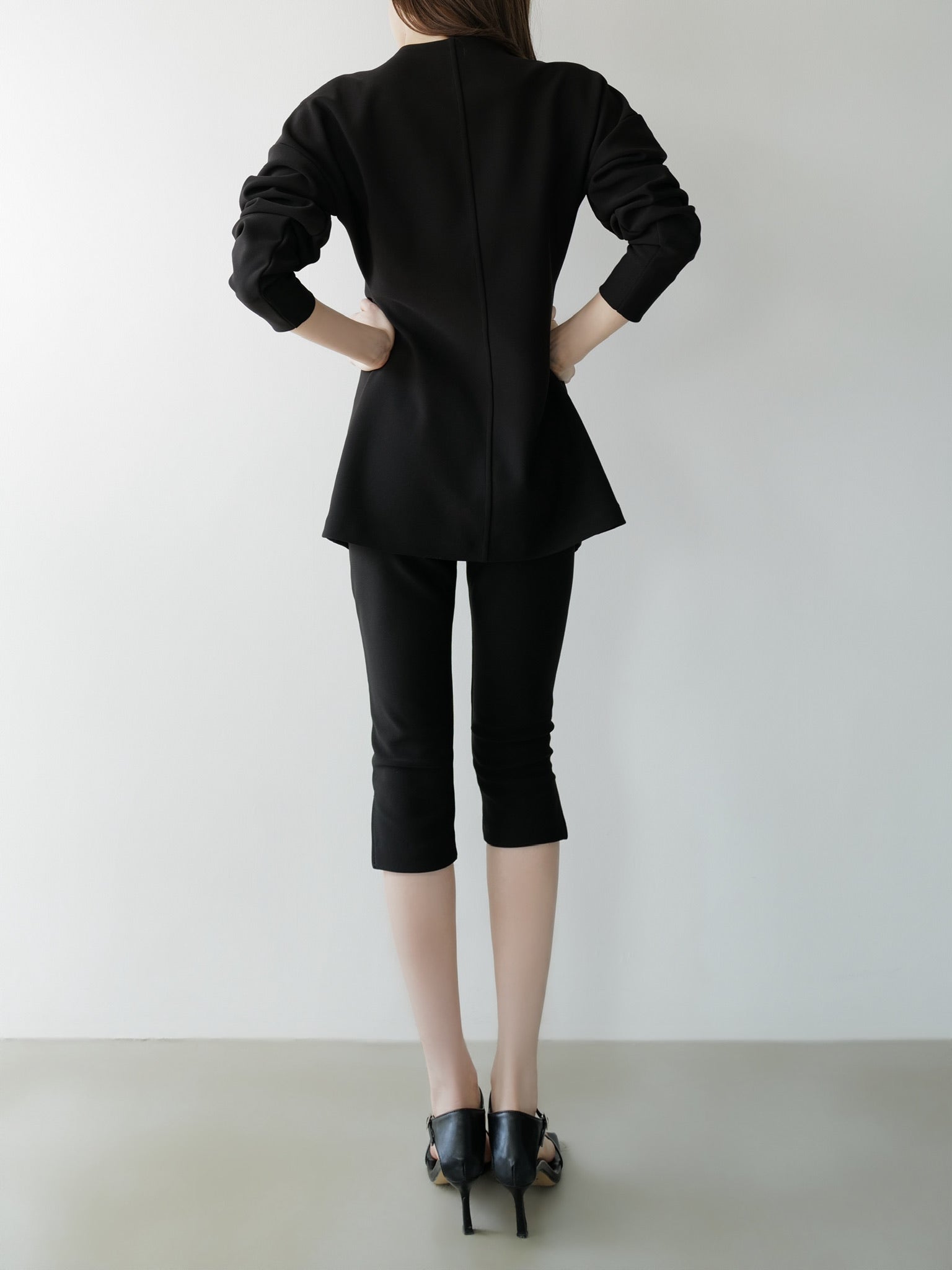 flare line button jacket