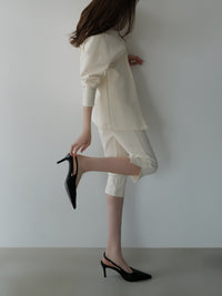 flare line button jacket
