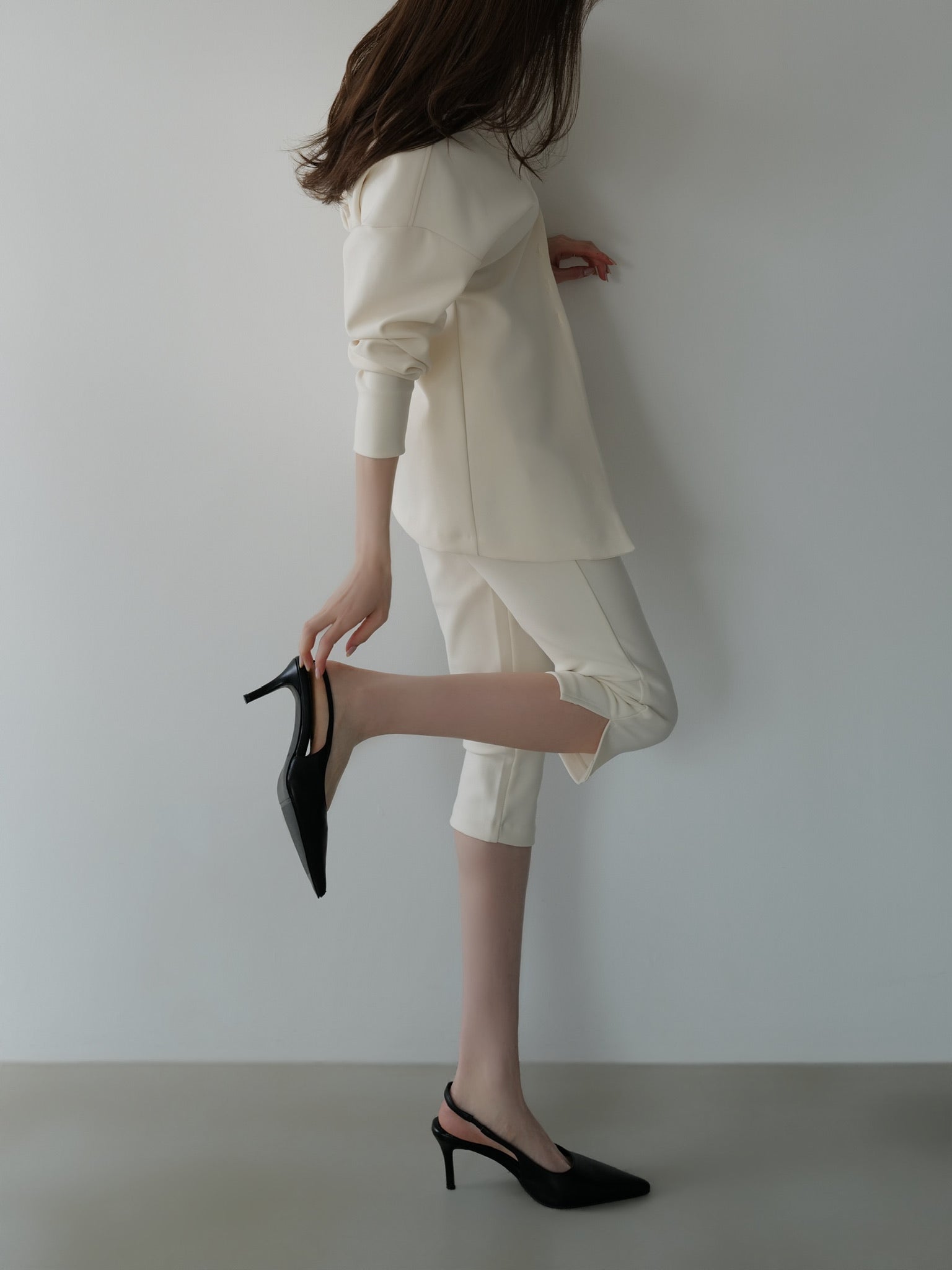 flare line button jacket