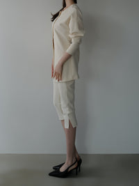 flare line button jacket
