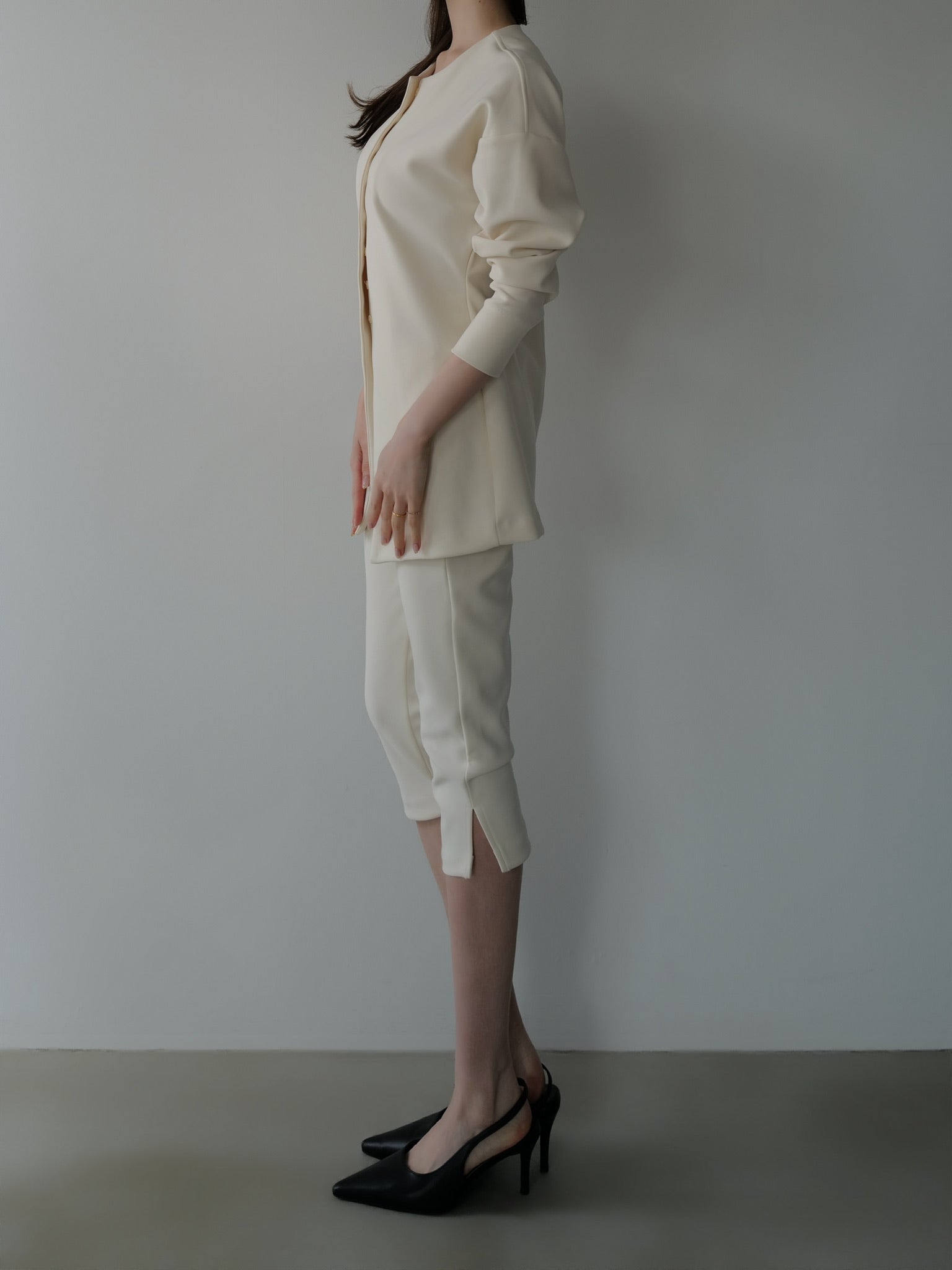 flare line button jacket