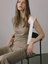 ribbon one shoulder setup