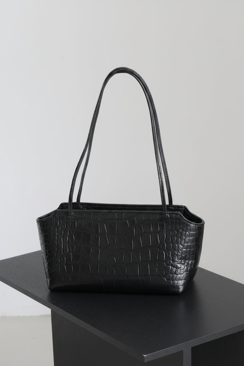 cow leather thin strap bag