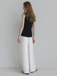 minimal button vest