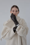 cashmere cape long coat