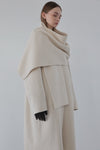 cashmere cape long coat