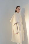 cashmere cape long coat