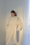 cashmere cape long coat