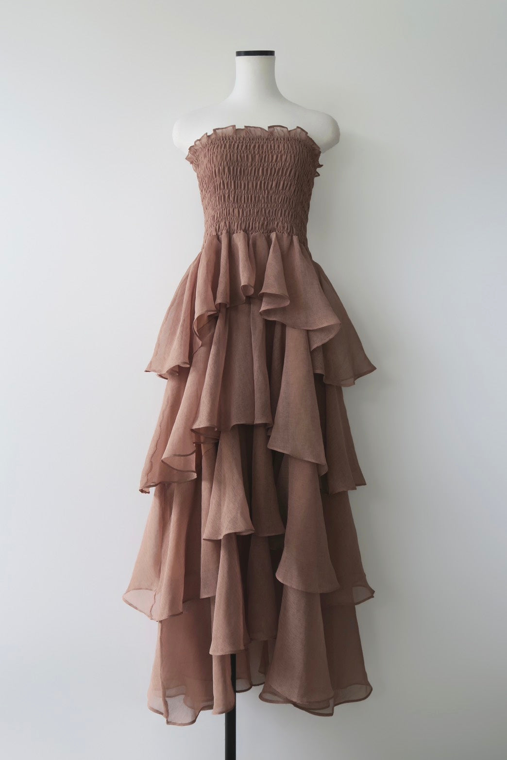 frilly tiered dress