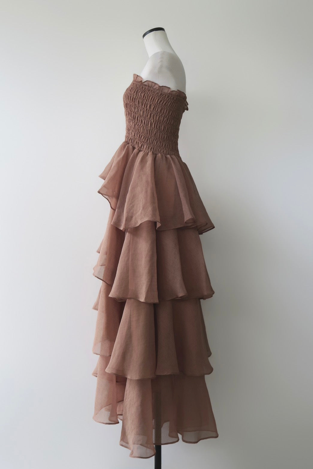 frilly tiered dress
