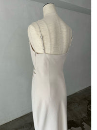 asymmetry drape cami dress