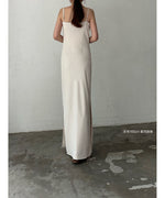 ( 9/18 20:00~ resale ) asymmetry drape cami dress