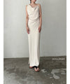 ( 9/18 20:00~ resale ) asymmetry drape cami dress