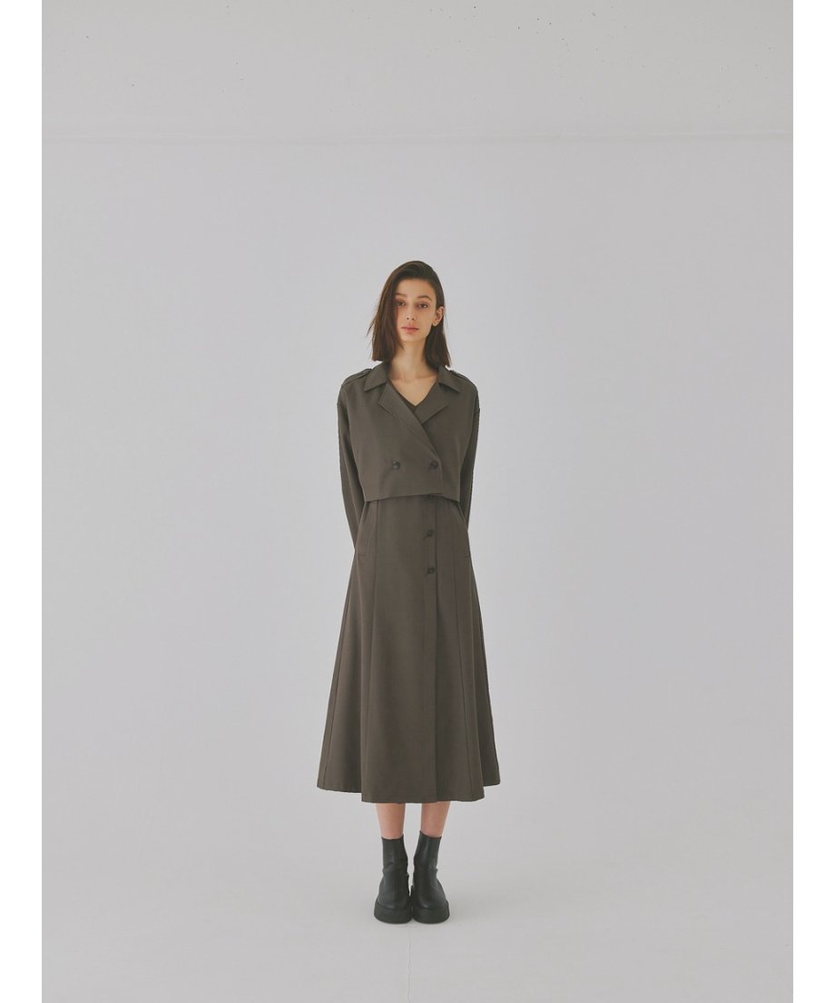 sample sale / mulch trench coat dress