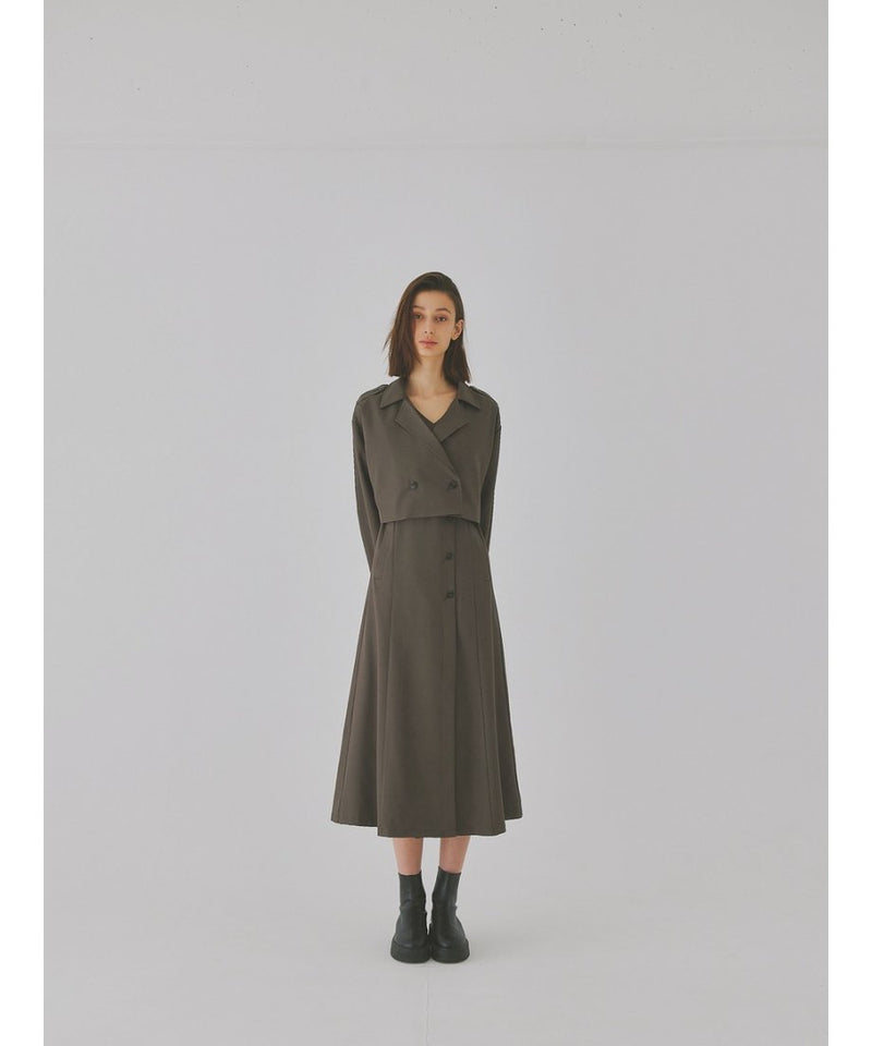 mulch trench coat dress