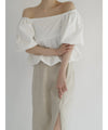 ( 9/18 20:00~ resale ) 2way volume sleeve blouse