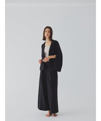 sample sale / center tuck wide pants