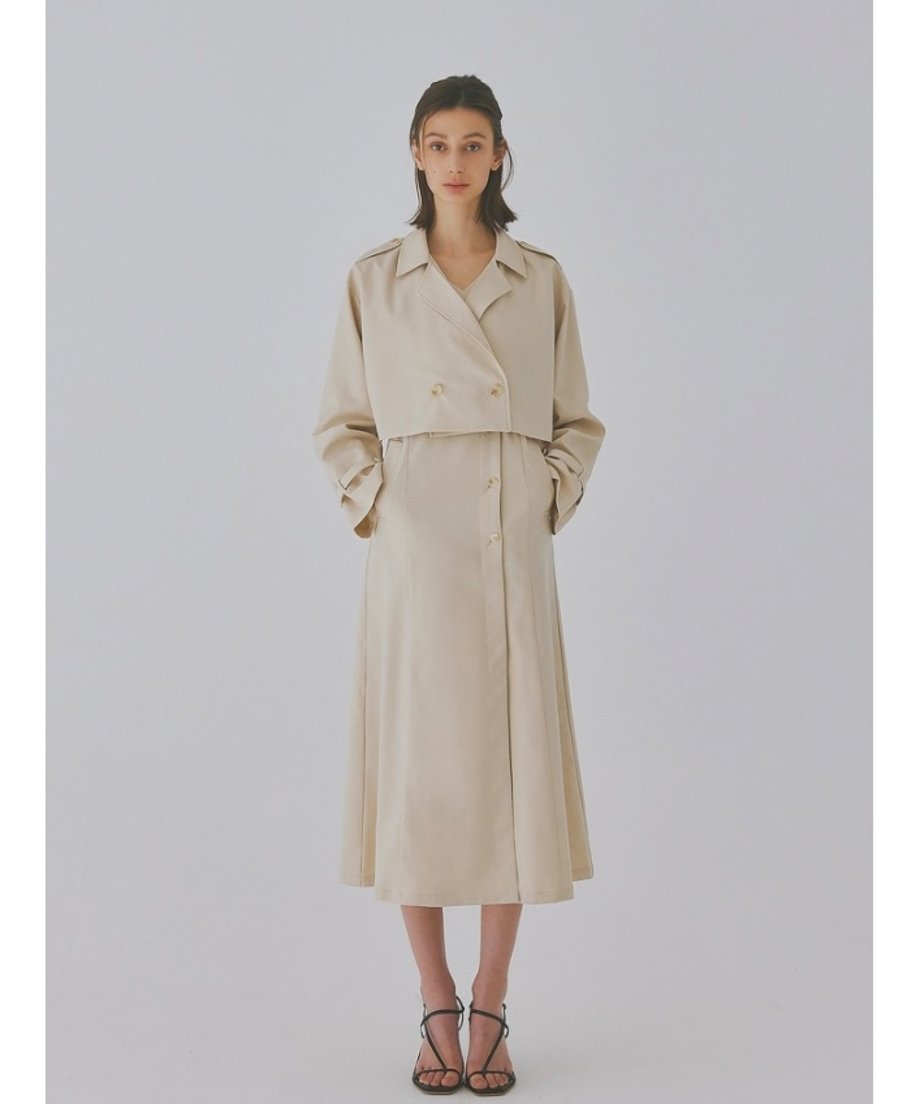 sample sale / mulch trench coat dress