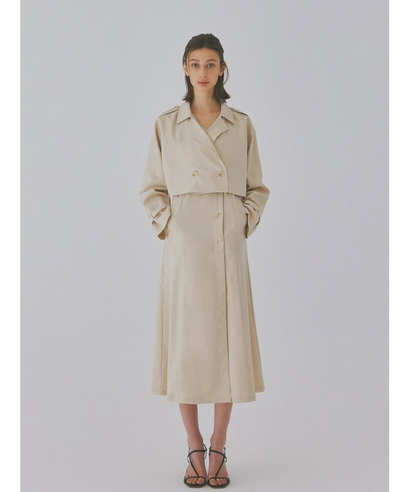 mulch trench coat dress