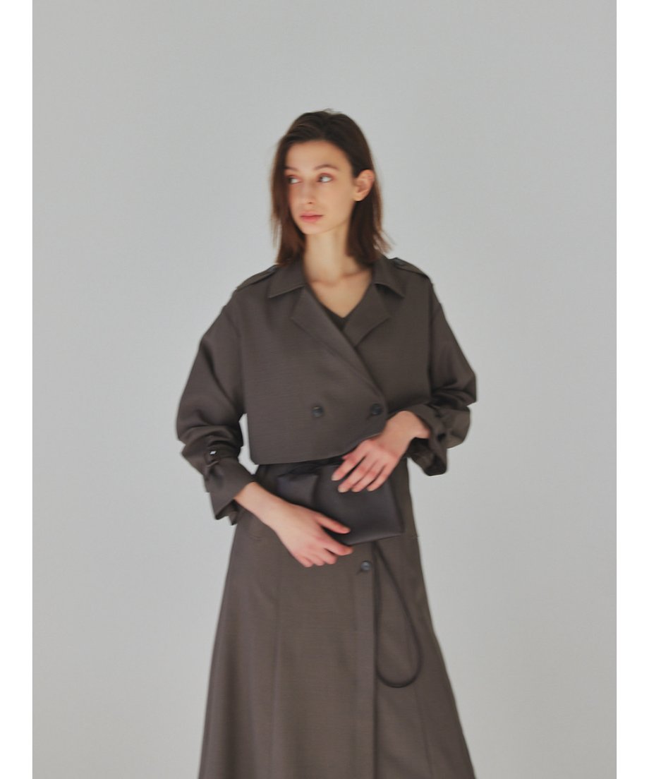 sample sale / mulch trench coat dress