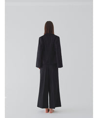 sample sale / center tuck wide pants
