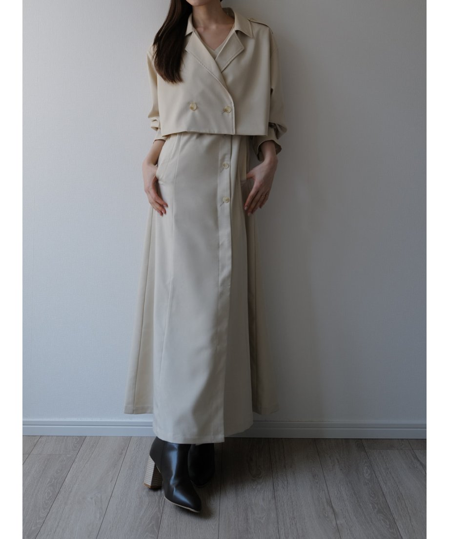 sample sale / mulch trench coat dress