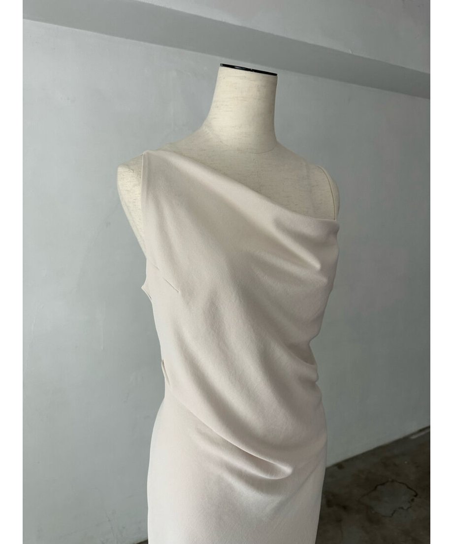 asymmetry drape cami dress