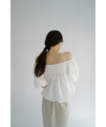 ( 9/18 20:00~ resale ) 2way volume sleeve blouse