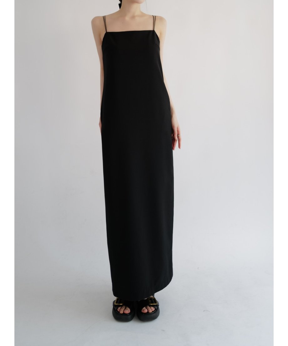 minimal thin cami dress