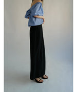 ( 9/18 20:00~ resale ) linen like zip long skirt