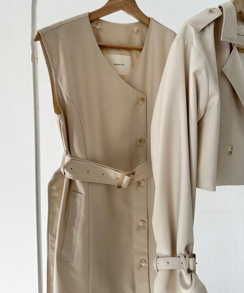 mulch trench coat dress